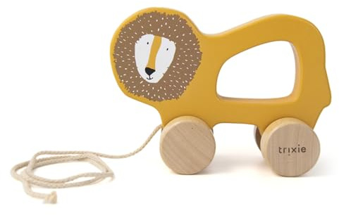 Trixie Baby Nachziehtier aus Holz Holznachziehtier Tier (Löwe)