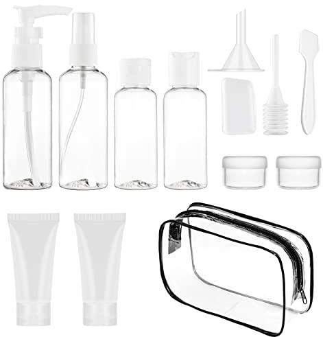 Ysimple 13 Pièces Bouteilles Voyage, Contenants Voyage avec Sac