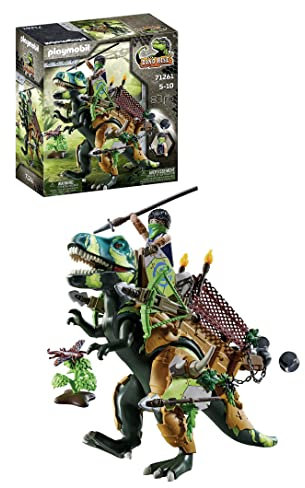 PLAYMOBIL Dino Rise 71261 T-Rex, Dinosaurier mit funktionaler Rüstung, Spielzeug für Kinder ab 5 Jahren