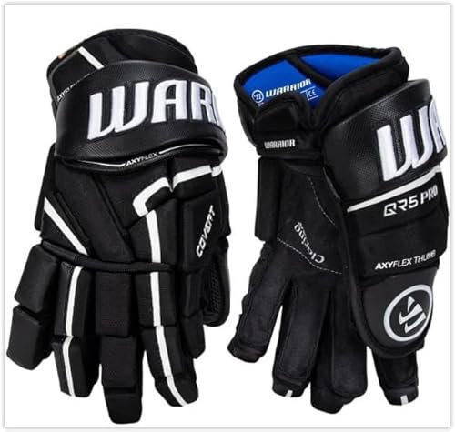 Warrior Covert QR5 Pro Hockey Handschuh Senior, Größe:13 Zoll, Farben:Schwarz/Rot/Weiss