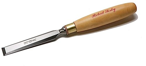 Robert Sorby F16650K Bevel Edge Chisel 2 with Satinwood Handle 166 - Woodworking Tool for Carving and Cutting
