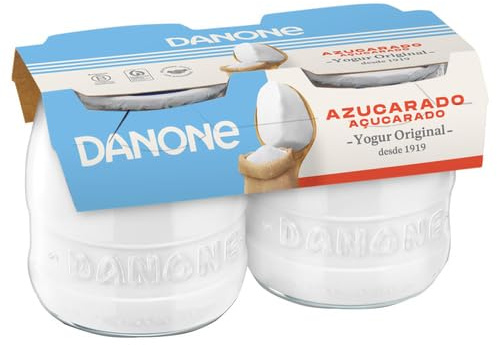 DANONE YOGUR Y POSTRE ORIGINAL VIDREO 2X130g. (PACK 6 Und.) (NATURAL AZUCARADO)