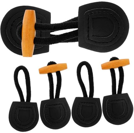 STOBOK 6paare Hornknopf Mantelknöpfe Lederknöpfe Für Jacken Mäntel Dufflecoat Bekleidung Gürtelverschluss Ersatzknöpfe Für Winterjacken Und Kleidung Dekoration