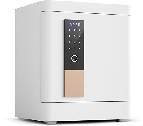 BIANBIANBH Safe Box, Safe Cabinet Safes Safe, Gun Deposit Cabinet Lock Box, Double Safety Keypad Password Lock and Key Bolt Locking, Secure Pistol Handgun Valuables Cash Money Jewelry