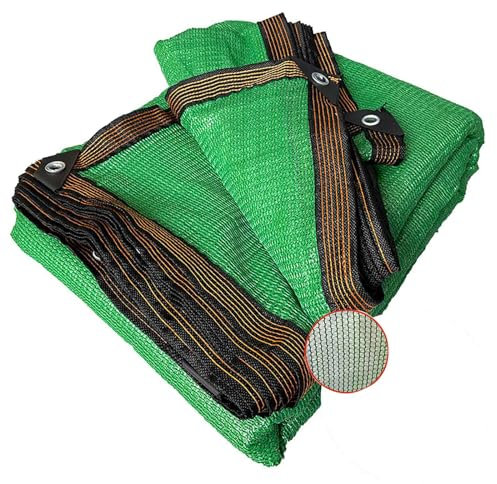 SGSKEIEY Schattiernetz Sonnensegel Schattennetz mit Ösen Pflanze,grüner Sonnenschutz Beschattungsnetz,mit Ösen,für Garten,Gewächshaus,Blumen,Pflanzen (2x2m,Shade 90%)