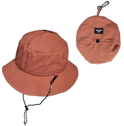 BUDUBIBI Cappello da pioggia regolabile da donna, impermeabile, cappello da pescatore da donna, cappello da pescatore da uomo, cappello estivo, cappello da sole, pieghevole, portatile, per attività