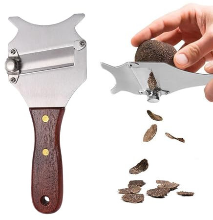 UYVPAER 1 Piezas Rebanadoras De Trufa, Acero Inoxidable Rebanadora De Queso Trufa De Chocolate Rallador Cortador De Trufa Para La Cocina Del Hogar