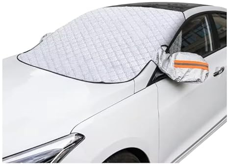 GTFRFD Couverture Pare-Brise Voiture pour Renault Captur 2 2020-2023 Bache Pare Brise Bache Pare Brise Protection,Anti-Neige Et Antigel Facile à Utiliser,A