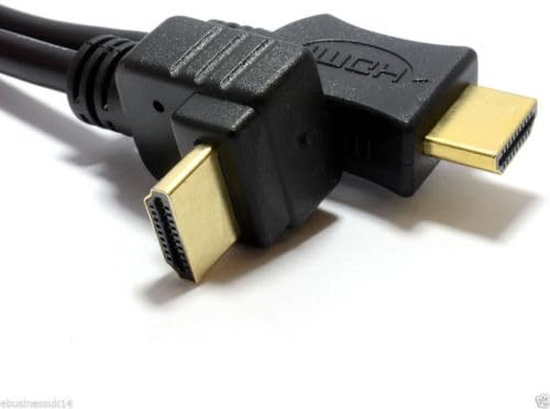 Western Gadget® Right Angle 90 Degree HDMI 1.4 Cable with Ethernet, Full HD 1080p, 3D Support, Gold Plated, High Speed HDMI Male to Male (1.8 Metre)