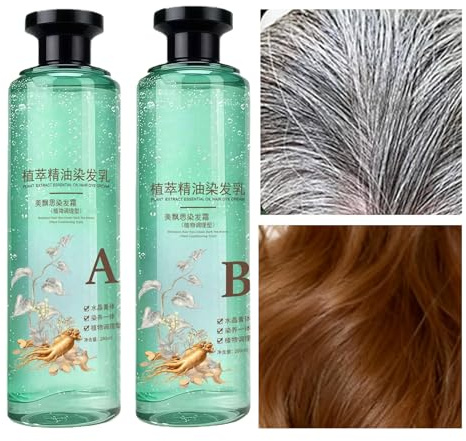 Tinta Per Capelli alle Erbe 560g Nutriente Naturale Duraturo a Lungo | Colorazione Shampoo con Tintura Ideale per Casa Viaggi Styling Ricci Mossi Lisci Trattamenti Quotidiani