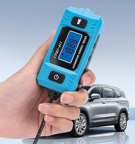 JYJXCOS Parasitic Draw Tester, Automotive Current Draw testerr with Digital LCD Display, Car Circuit Probe Tester for Vehicle Electrical Fault Detection. (1Pcs)