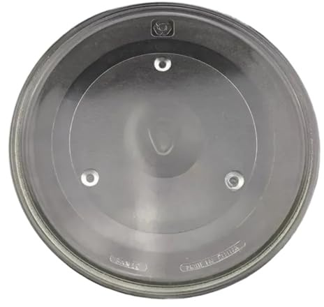 Microwave Oven Parts Glasses Plate with Central Square Hole 32cm Rotary Dishes