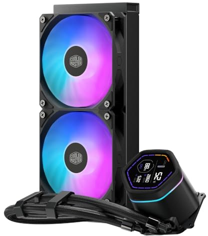Cooler Master MasterLiquid Core Nex 240 ARGB - Prozessor-Fl?ssigkeitsk?hlsystem - K?hlergr??e: 240 mm - (f?r: LGA1851, LGA1700, LGA1200, LGA1151, LGA1150, LGA1155, LGA1156, AM4, AM5)