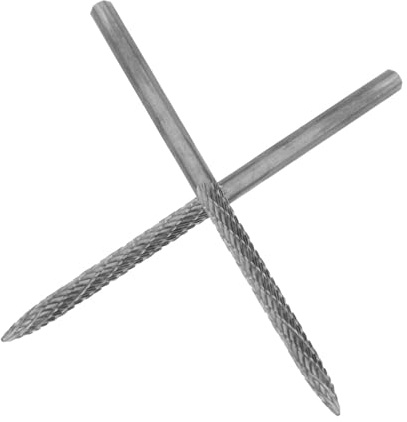 VINTORKY Alesatore in Acciaio al Carbonio per Riparazione Pneumatici 3 MM, 2 Pezzi, Punta da Trapano per Riparare Forature su Auto, Biciclette e Macchinari Agricoli, Utensile Compatto per