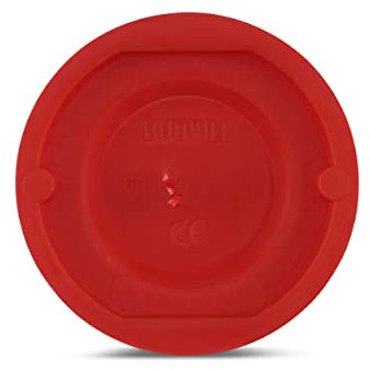 REV Deckel Hohlraumdose - Signaldeckel für Verteilerdose - Abzweigdose für Ø 60 mm, 25 Stück, rot