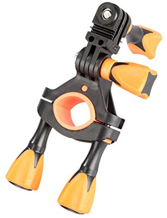 iSHOXS Bike Mount | Rohrhalterung für GoPro, DJI, Insta360 & Action Cams | Lenkerhalterung für Fahrrad, Motorrad, E-Bike | 18–28 mm Klemmung | vibrationsarm & stabil