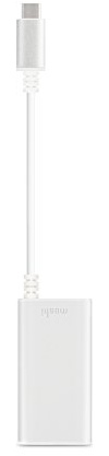 Moshi 99MO084203 Adaptador de Cable USB-C RJ-45, USB-A Blanco - Adaptador para Cable (USB-C, RJ-45, USB-A, Male Connector/Female Connector, Blanco)