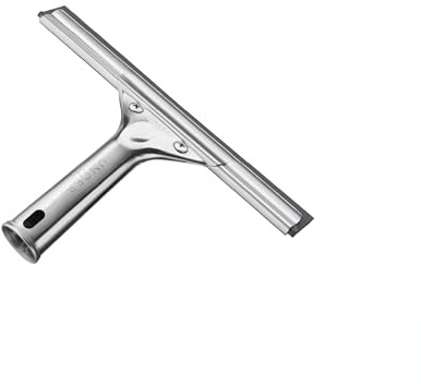 UNGER - Tergivetro professionale in acciaio INOX, 20 cm, per la pulizia di vetri e finestre, resistente, per risultati senza aloni