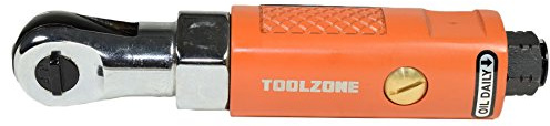 AB Tools 1/4” Drive Stubby Compact Air Ratchet Wrench Reversible Max Torque 25ft/lbs