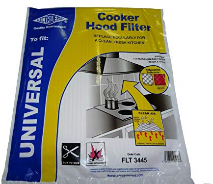 Universal Cooker Hood Grease Paper Filter Kit with Saturation Indicator