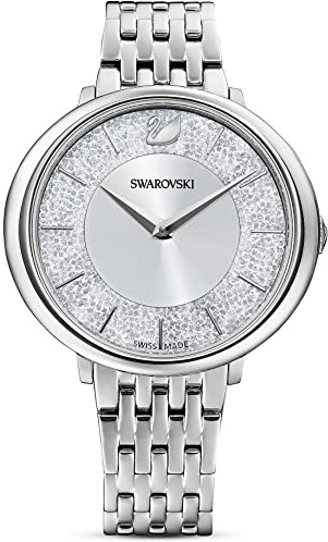 Swarovski Crystalline Chic Uhr, Metallarmband, Silberfarben, Edelstahl