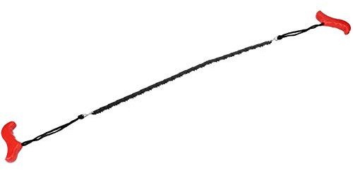 Sierra de Alambre Manual Portátil, Sierra de Supervivencia con Curva Afilada, Herramienta de Corte para Madera, Plástico, Metal Blando, Camping, Caza y Actividades al Aire