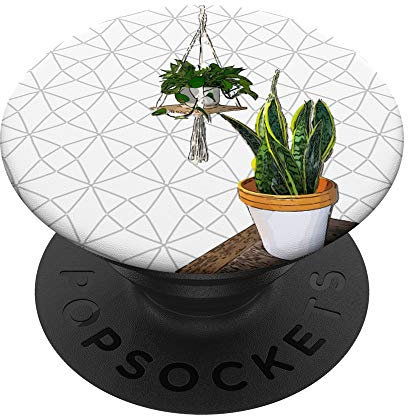 Pothos dorés suspendus modernes et plantes d'intérieur de PopSockets PopGrip - Support et Grip pour Smartphone/Tablette avec un Top Interchangeable