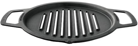 Solo Stove Ranger gjutjärnsgrill, kokkärl för Ranger eldstad, eldstadstillbehör, matlagningsyta: 36,2 cm, Vikt: 5,9 kg
