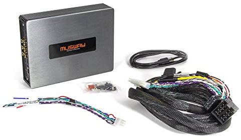 MUSWAY M4+v3 DSP-AMP - Amplificatore a 4 canali, classe D, DSP 540 WATT RMS