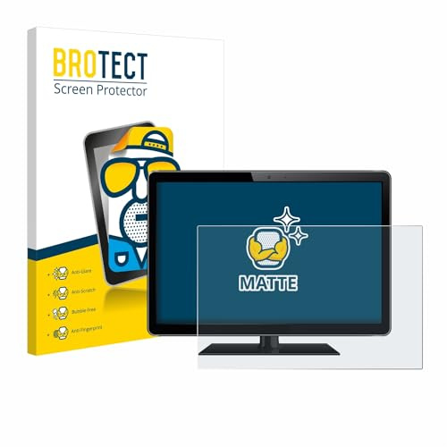 BROTECT 14 Entspiegelungs-Schutzfolie für Monitore mit 14,0 Zoll (35.6 cm) [310 mm x 175 mm, 16:9] Displayschutz-Folie Matt, Anti-Fingerprint