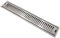 Duschrinne Edelstahl Ablaufrinne, Bodenablauf Dusche Duschablauf Sehr Flach Duschabfluss Duschablaufrinne Duschrinne für Küche, Bad, Dusche, Garage und Keller(Size:120cm,Color:Mittlere Entwässerung)