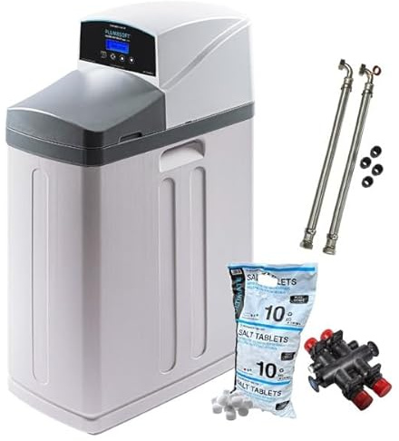 Monarch SE-11 Plumbsoft Electric Water Softener + 22mm Maxflow Hoses + 10KG Salt