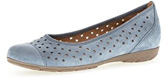 Gabor Damen Klassische Ballerinas, Frauen Flats,Halbschuhe,Sommerschuhe,Slipper,Ballerina-Schuhe,Ballett-Schuhe,Ballet-Flats,Jeans,40 EU / 6.5 UK