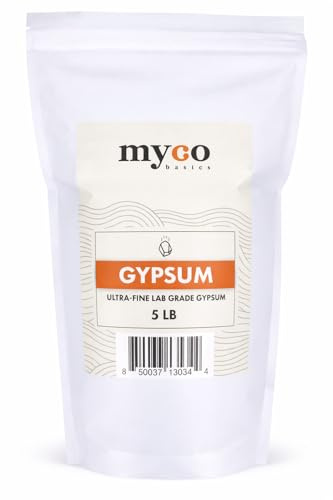 Mycology Basics (1,1 kg) – Gypse ultra-fin de qualité laboratoire pour champignons, de qualité alimentaire, sans additifs – Emballé dans un boîtier filtré HEPA pour la stérilité (2,3 kg)