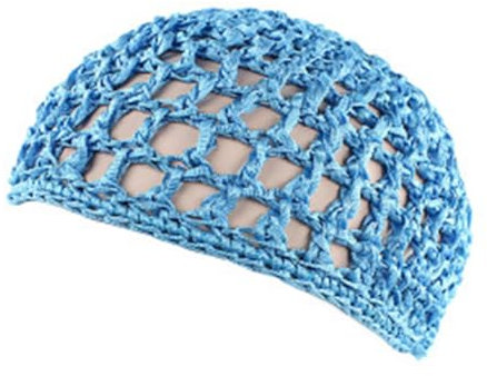 Yurosiay Haarnetz zum Schlafen Damen 2 Stück Netz-häkel-Haarnetz Dutt-Hebeband Dick Kurz Gestrickt Snoods Mütze Weiches Strick-Schlauchmütze Beanie Mesh Schlafhaube für Damen Frauen Rose Rot