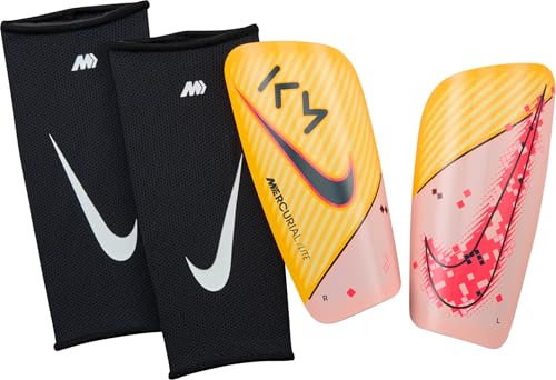 Schienbeinschoner Nike Mercurial Lite Fußball-Schienbeinschoner, Lt Laser Orange/Hyper Punch/Armory Navy, FZ3069-826, L
