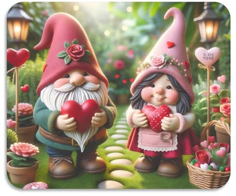 Kitchen Drainer Mat Garden Gnomes Pink Super Absorbent Drainer Mats 19.7 x 15.7 Inches