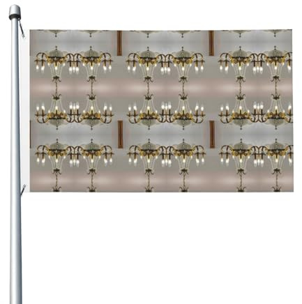Lustre de salle de bal pour l'extérieur - Drapeau quatre saisons - Drapeau de vacances double face avec boutonnière - Fond décoratif - Fournitures de fête