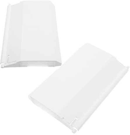 AKOOSY Tapadera Skimmer Piscina Repuesto de Puerta para Skimmer de Piscina, 2 Piezas, Blanco, PVC y Esponja, Resistente al Desgaste Desgarro
