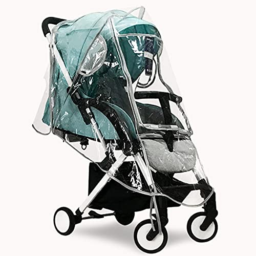 Generic Copertura di Pioggia Passeggino, Copertura della Pioggia Passeggino Accessori per Passeggini Universali da per Bambini Traspirante Clima di Viaggio Universale un Venti, Impermeabile