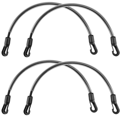 Doiyislem Pferdedecken Gurte | 4 Stück Verstellbare Bänder | 54 cm Beinriemen Ersatz für Pferdedecken mit Doppelhaken | Für Pferdetraining Winterreiten Und Hüten
