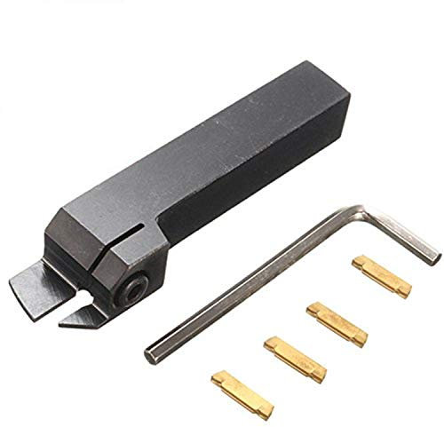 EsportsMJJ MGEHR1616-3 Externo Herramienta De Ranurado De Torneado Titular para Corte De 3 mm con 4Pcs Mgmn300 Insertos