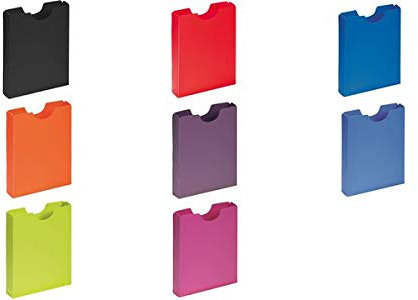 PAGNA Heftbox DIN A4, Hochformat, aus PP, rot, Sie erhalten 1 Packung