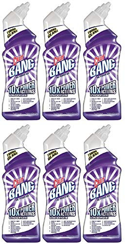 Cillit Bang WC Power Gel Glanz & Hygiene, WC-Reiniger, 6er Pack (6 x 750 ml)
