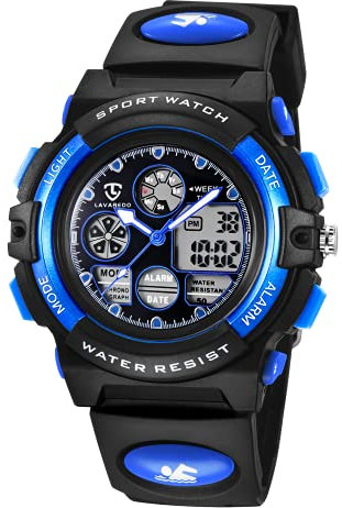 aswan watch Orologi, Orologi per bambini, Adolescenti Sport all'aria aperta Orologi digitali Orologi digitali multifunzione impermeabili con luci a LED e orologi da polso per bambini