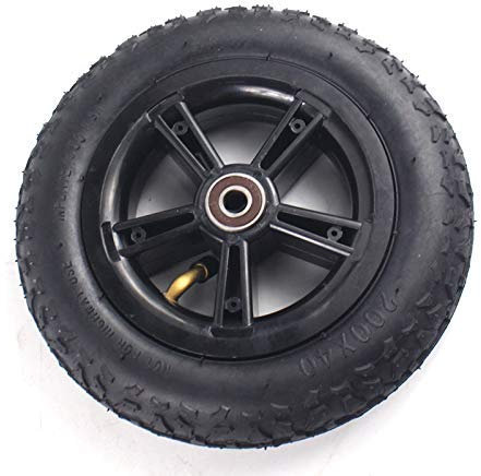 SLRMKK Elektroroller Reifen, 200X40 Faltbarer Fahrradreifen Gummireifen Roller Auto Motorradzubehör Babyauto 8 Zoll Radreifen 200 * 40