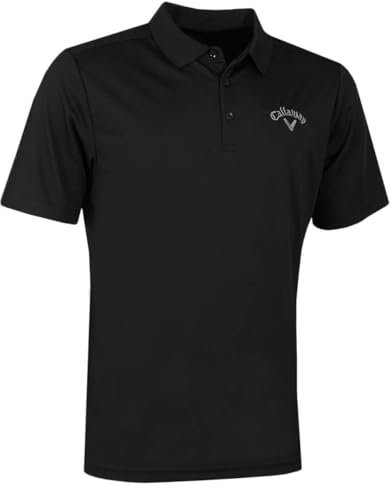 Callaway Mens UK Tournament Polo Shirt, Caviar, L EU