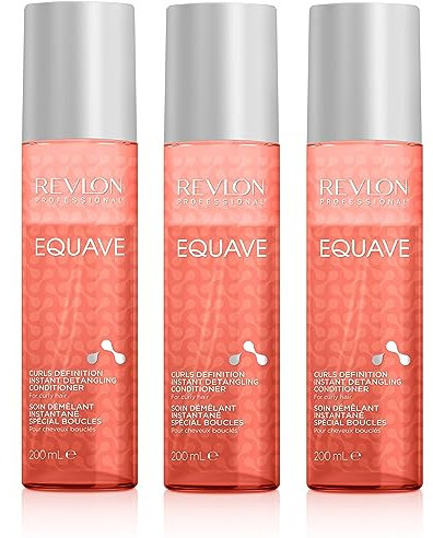 3er Revlon Professional Equave 2 Phase Curls Detangling Conditioner 200 ml