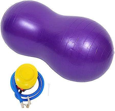 Milisten Sensorischer Trainingsball Übungs-yogaball Für Junge Mädchen Yoga-rollball Balance-stabilitätstrainer Fitnessball Aus PVC-Material