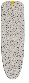 Joseph Joseph Ironing Board Cover 110 X 33Cm, Cotton With Padded Felt Underlay- For Use With Glide Compact, Ecru Scatter
